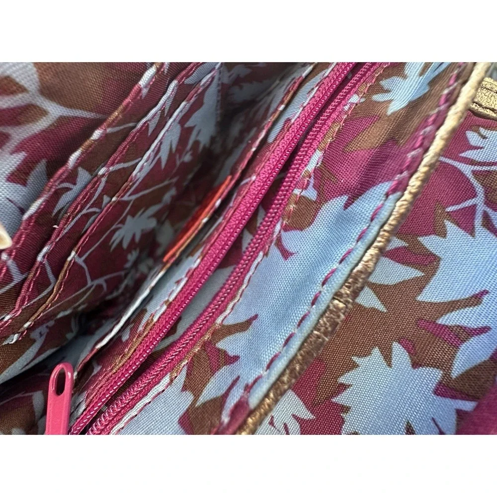 Hobo International‎ Metallic Bronze Leather Crossbody Bag Small